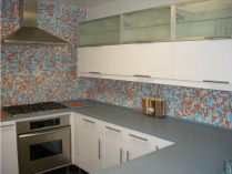 Mosaicos com azulejos de cozinha